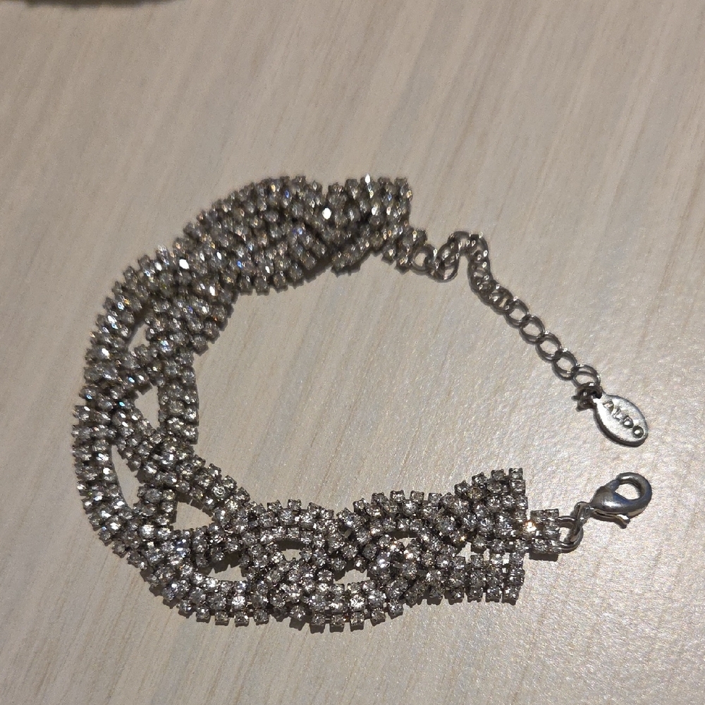 Aldo Rinestone Bracelet Costume Jewelry